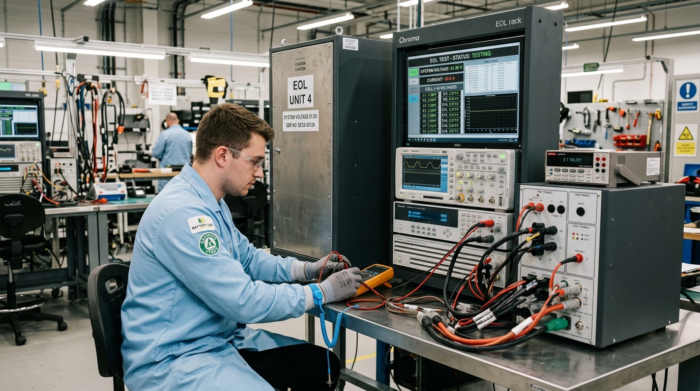BMS Firmware Calibration & Safety Tests